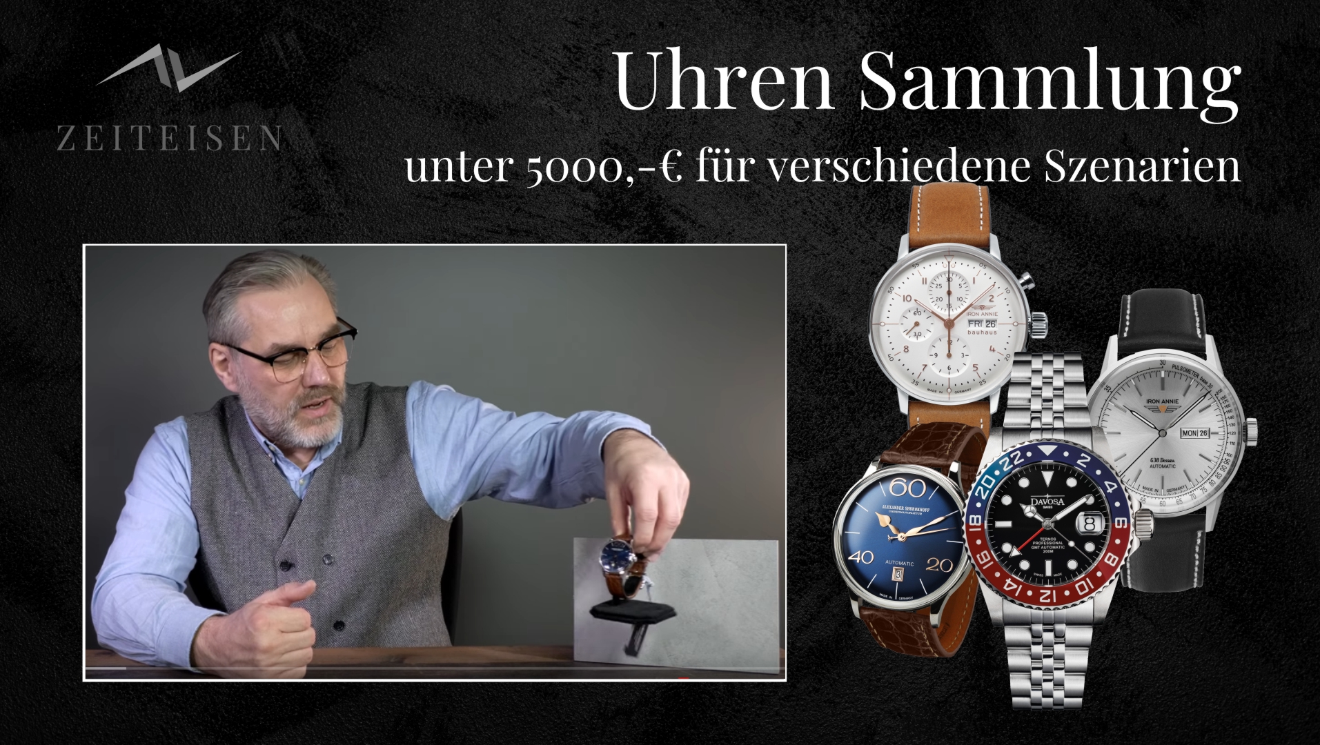 Video Uhrensammlung mit 5000 Euro