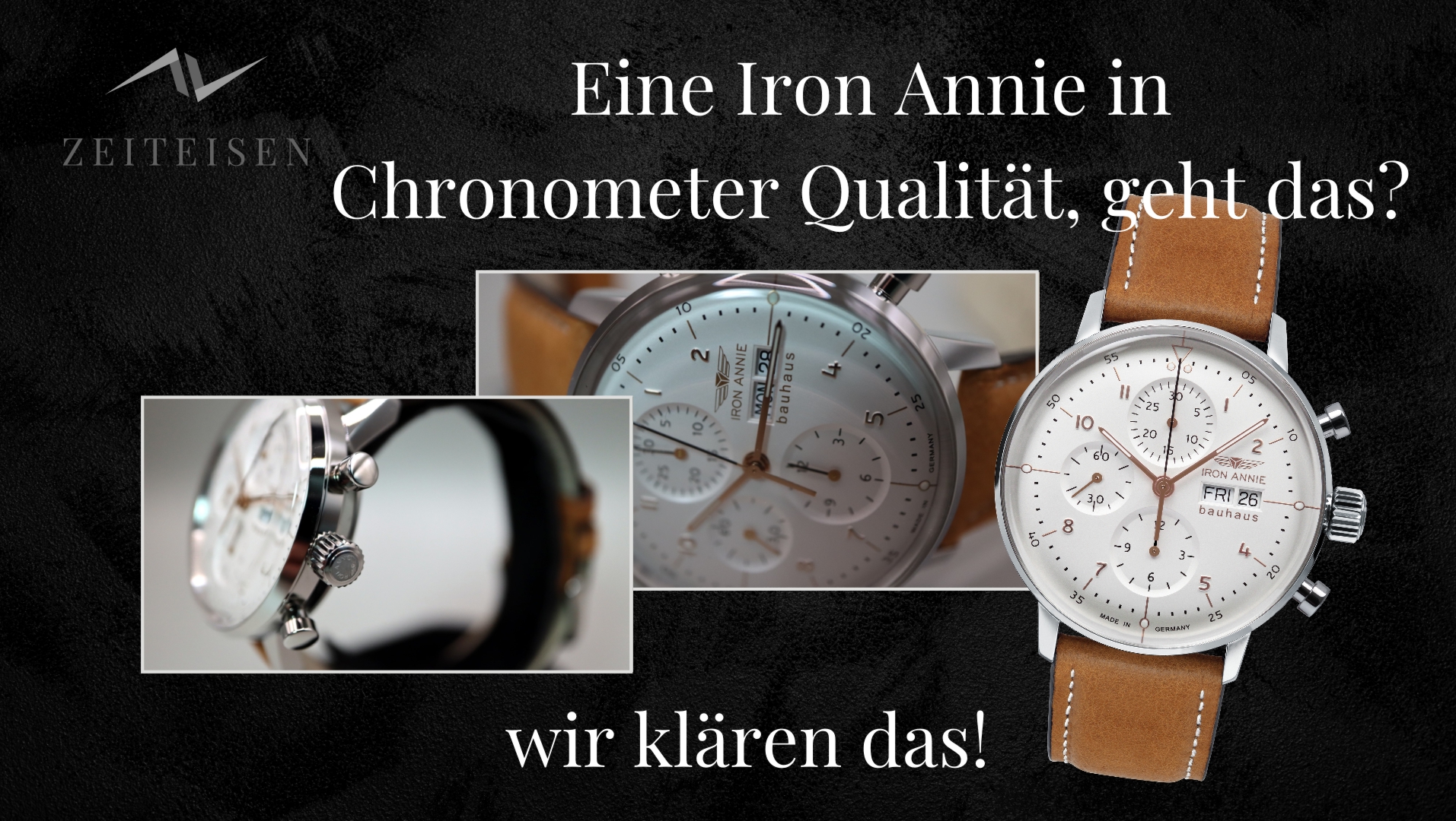 Video zur Uhrenvorstellung Iron Annie Bauhaus Chrono