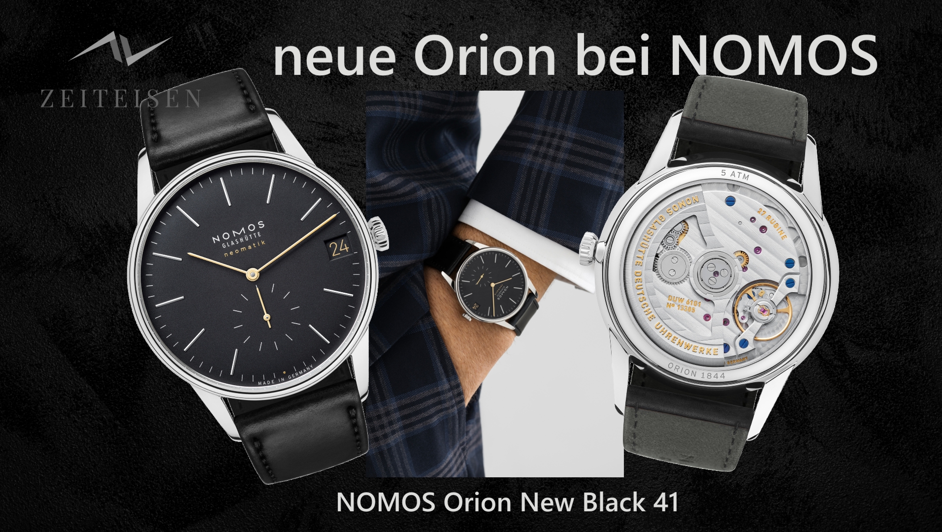 Review zur NOMOS Orion New Black 41